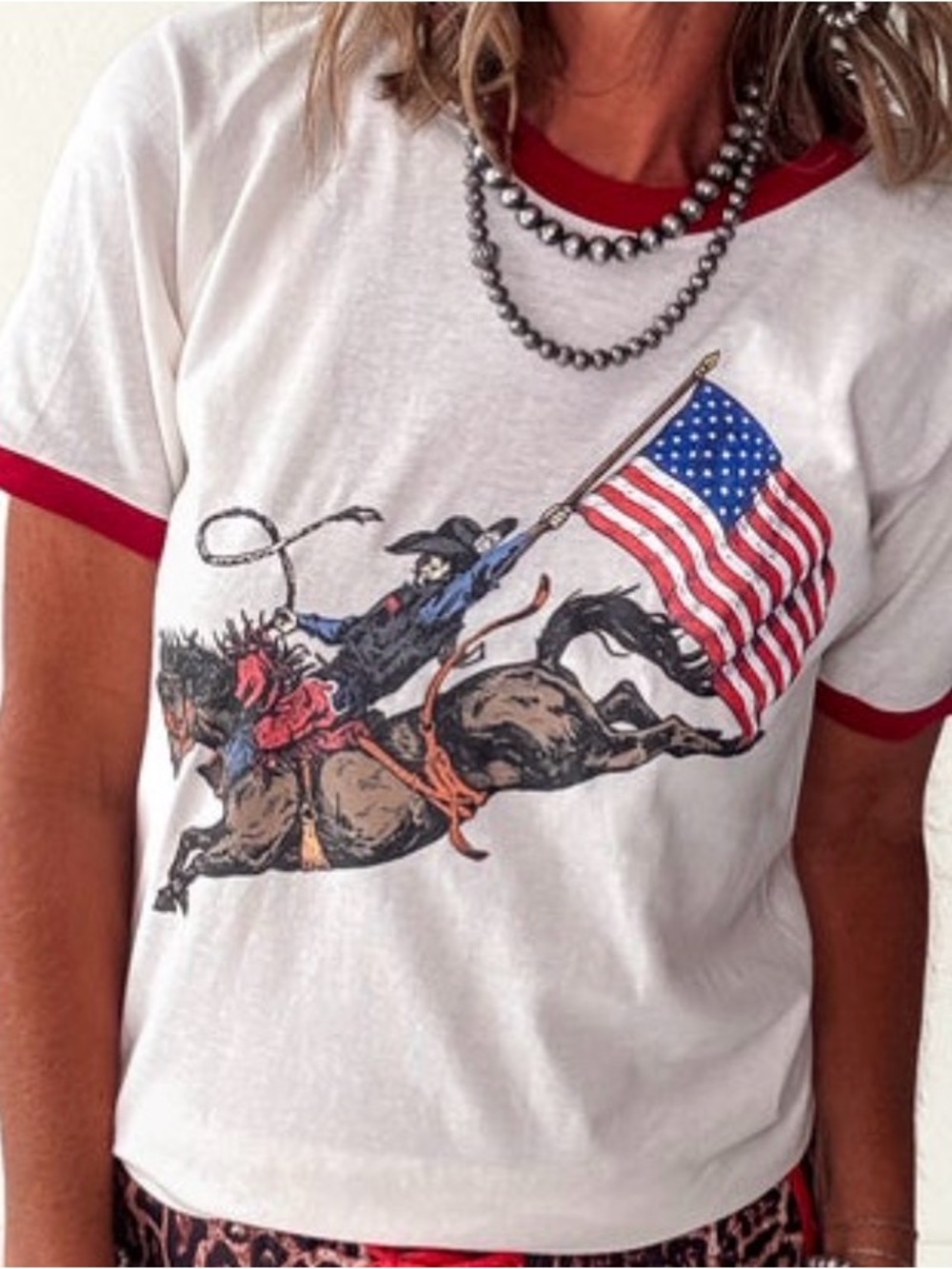 STERLING KREEK NWT Dust and Ringer TShirt